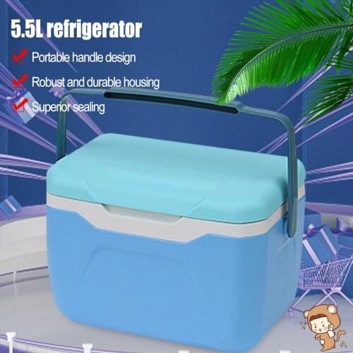 Portable Cooler Box Outdoor Picnic Bag Waterproof Tableware Insulated Thermal Cooler Food Container Basket For Camping Picnic