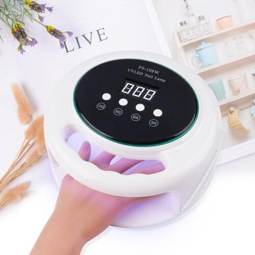 Uv Led Nail Lamp 108w Nail Dryer With 39 Leds Uv Light Gel Lamp Quick Curing Nail Gel Polish Led Lamp For Gel Nails For Salon