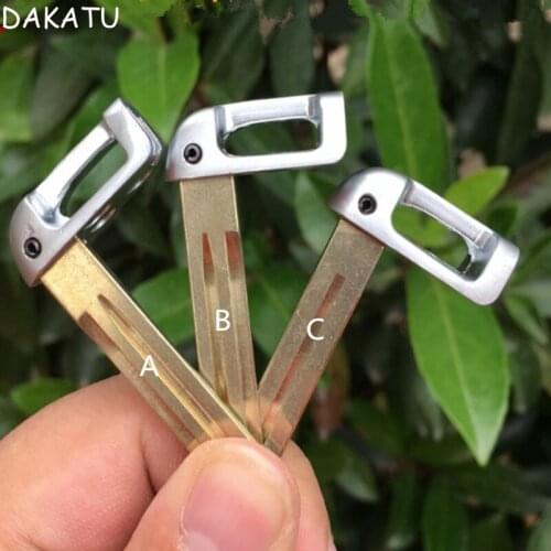 DAKATU Replacement Uncut Emergency Spare Key Blade For Hyundai IX35 Sonata 8 For Kia K2 K5 Sportage Forte Smart key blade