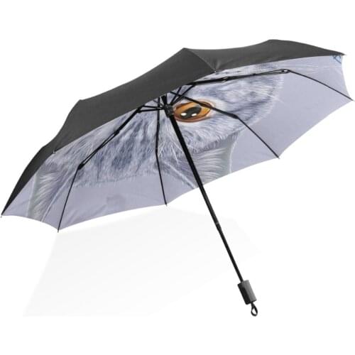 Fat British Shorthair Cat Umbrella Rain Women Windproof Ultralight Sun Rain Automatic Folding Umbrellas Lady Umbrella Parasol