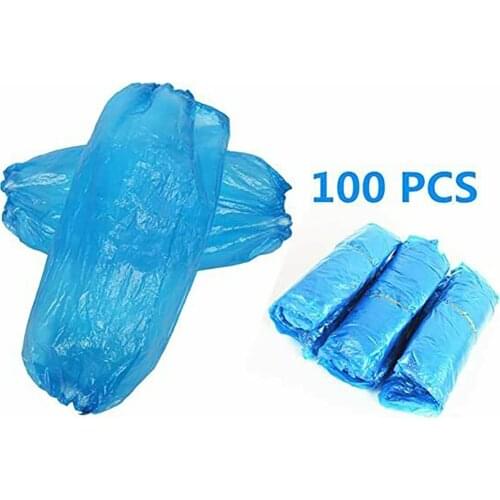 100 pcs Disposable Protective Sleeves Cover Oil-Proof Waterproof Arm Covers for hotel Kitchen Restaurant household products