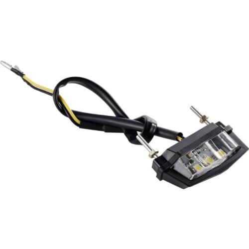 12V Motorcycle License Plate LED light Waterproof Motorcycle License Light Dropshipping