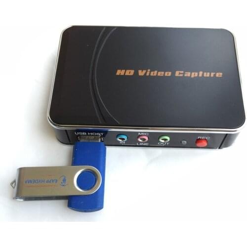 2017 New hdmi video audio capture converter, convert HDMI/YPbPr to USB Flash Disk/HDMI equipment, no pc required, Free shipping