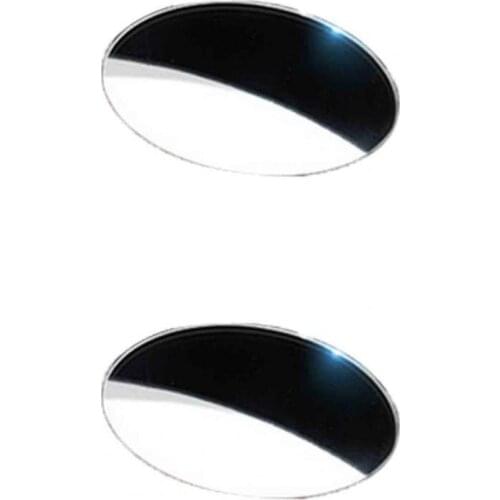 50% Hot Sale 2Pcs/Set Rear View Mirror HD Wide Angle Mini 360 Degree Rear View Convex Mirror for Car External Decoration