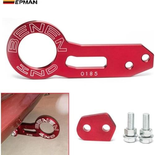 Anodized Universal Rear Tow Hook Billet Aluminum Towing Kit For Jdm Racing EP-TH0185R