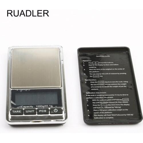 1000*0.1g Digital Scales Pocket libra jewelry Mini balance Electronic scale musculation Weighing weights Scales LUBAN