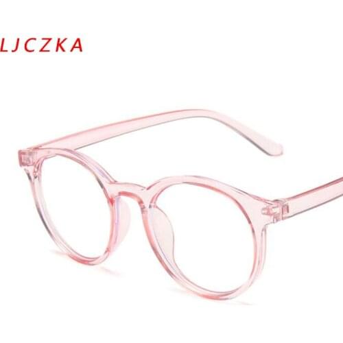 Kids Anti Blue Light Blocking Glasses 2021 Cute Round Computer Eyeglasses Boys Girls Children Transparent Gaming Eyeware Oculos