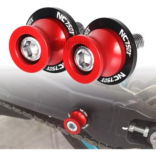 For HONDA NC750 NC 750X NC750 X NC750S 2012-2021 2021 M8 NC750X Motorcycle 8MM CNC Aluminum Swingarm Spools Stand Screws Slider