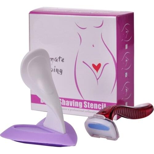 Adult Games Epilator Pubic Hair Bikini Shaving Stencil Sex Toys for Woman Vagina Privates Shaving Razor Intimate shaping Tool