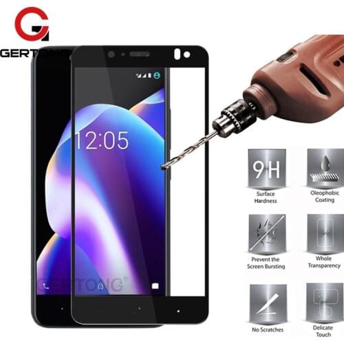 GerTong Full Cover Tempered Glass For BQ Aquaris U2 Lite Screen Protector For BQ Aquaris X Pro V Plus Toughened Protective Film