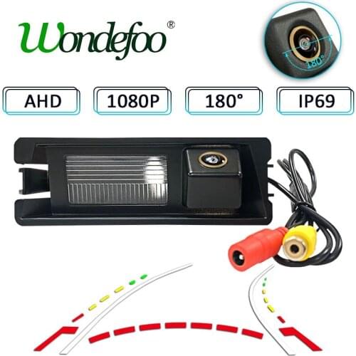AHD 1080P hd 180 degree Vehicle Rear view camera For Nissan March Micra Dacia Renault Logan Sandero car Night vision Reversing