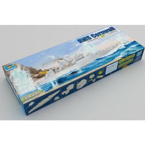 Trumpeter 05353 1/350 HMS Cornwall model kit