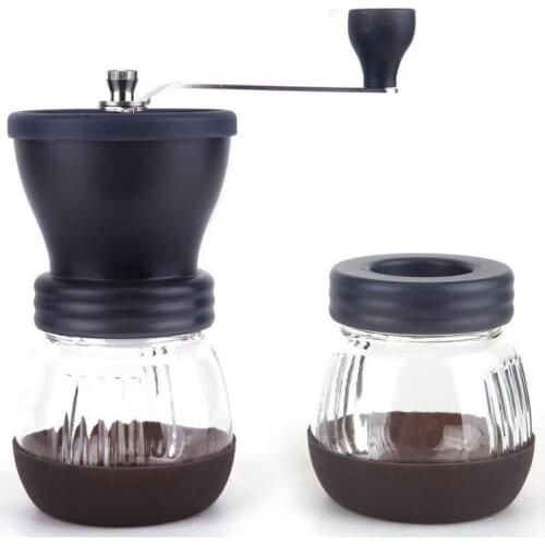 Manual Ceramic Coffee Grinder ABS Ceramic core Stainless Steel Burr grinder Kitchen DIY Mini Manual Hand Coffee Grinder