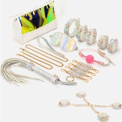 Sex Furniture SM Appealing Size Appealing Suit Sp Scattering Colorful Seven-piece Storage Bag Binding Adult Toys Slave Fetish