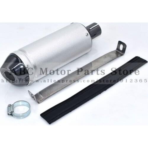 Universal 28mm Small Motorcycle Exhaust Motocross Exhaust Muffler For CRF50 70 KLX110 Kayo KXD BSE Apollo