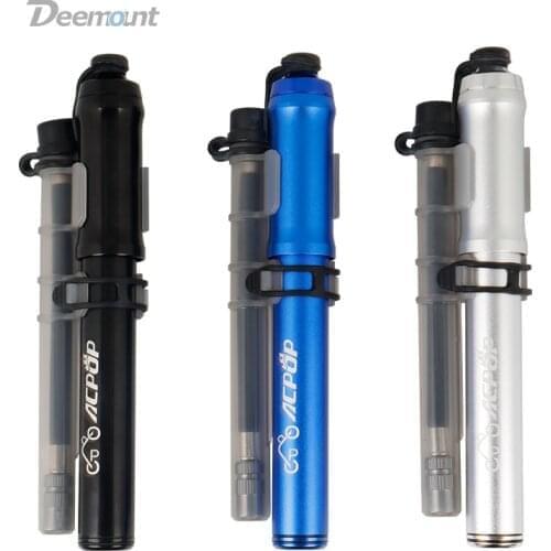 Bicycle Pump CNC-machined Alloy Cycling 160PSI Tire Ball Balloon Inflator External Hose Fits Presta Schrader Valve F/V A/V