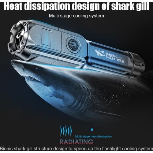 XPE LED Flashlight 3 Lighting Mode USB Rechargeable Portable Spotlight Camping Torch Night Lighting For Camping Hiking Fishing