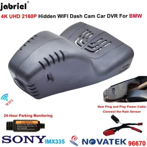4K UHD 2160P New Plug And Play Hidden Wifi Car Dvr Dash Cam Cameras Recorder For BMW X7 G07 For BMW X7 40i 2019 2020 2021 2022