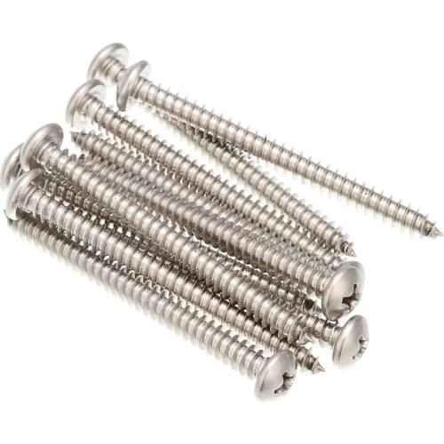 50 pcs M5 self-tapping 55 mm 304 stainless steel self-tapping screws countersunk head Phillips self-tapping screws Hardware