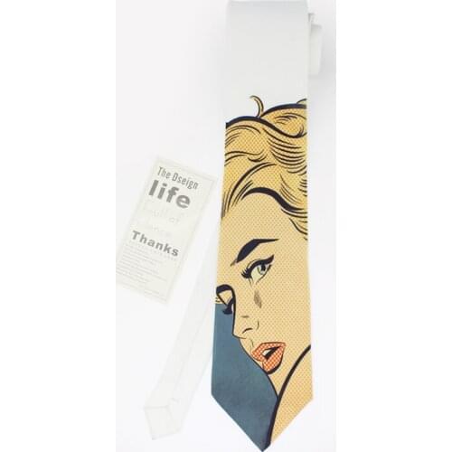 Free Shipping New Male fashion casual men man Tie British Fan Groom Routine Dress neck Tie Banquet party tie printed unique 8CM