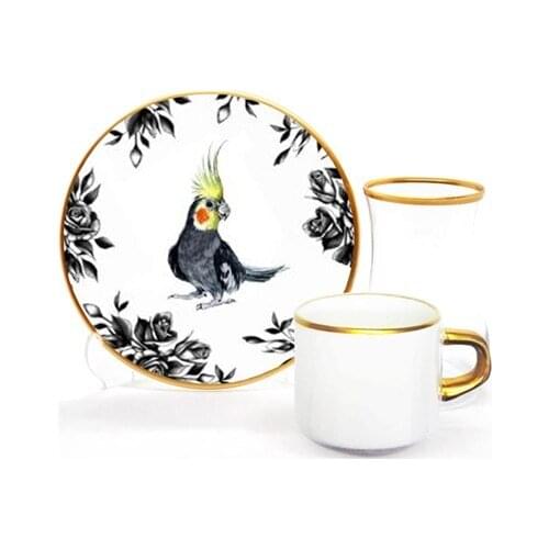 Drop Focus Tea Coffee Set 18 Pieces Sultan