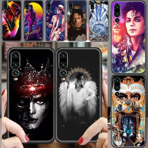 Michael Jackson Singer Phone case For Huawei P Mate P10 P20 P30 P40 10 20 Smart Z Pro Lite 2019 black luxury cover painting back