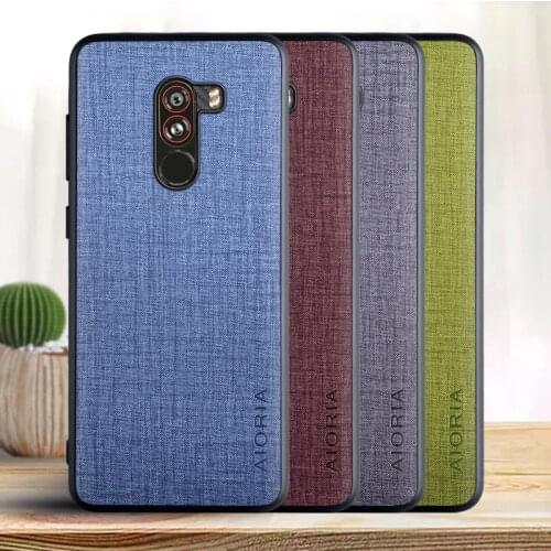 Case for Xiaomi Pocophone F1 case cover,Cross pattern design with TPU+PU 2in1 Material