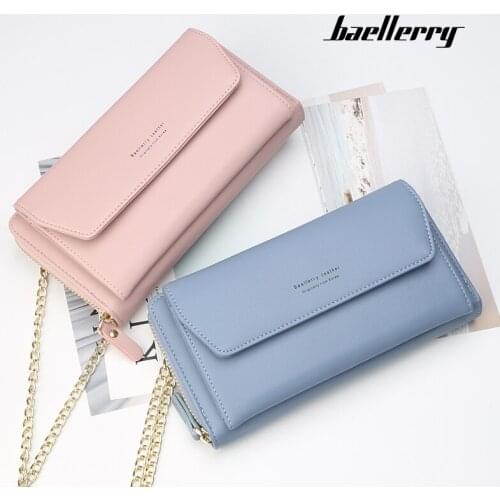 Lady hand bag large chain handbag fashion long wallet aslant packets