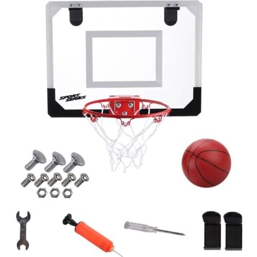 Kids Hanging Basketball Hoop Indoor Door Wall Mounted Mini Basket Ball Board Toy Children Gift Basket Ball Board Toy Set