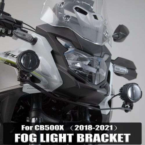 For honda cb500x cb 500x 2018-2021 Motorcycle Spotlight Auxiliary Light Mount Brackets Spot Light Mount Bracket