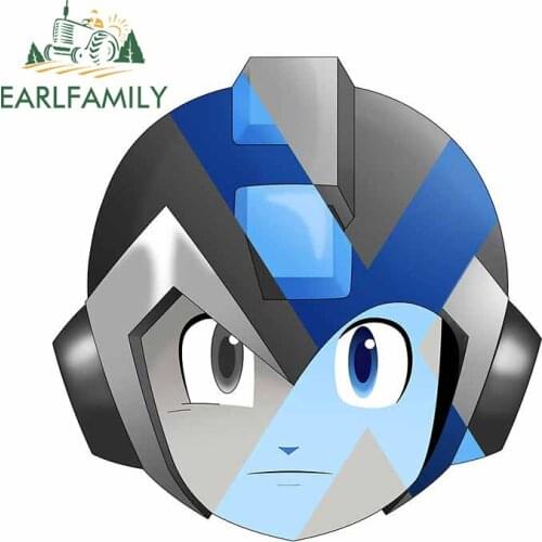 EARLFAMILY 13cm x 12.8cm for X Megamen Car Stickers Vinyl RV VAN Motorcycle Helmet Waterproof Laptop Decal Waterproof Decoration