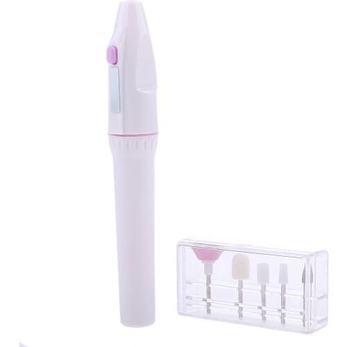 Electric Nail Drill Art File Buffer Shaper Manicure Sanding Polish Tool Set