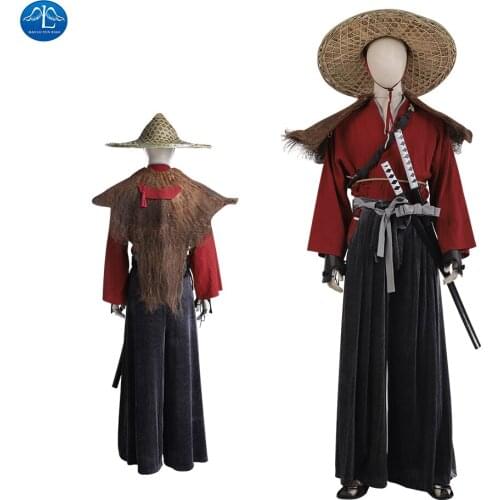 Ghost Of Tsushima Jin Sakai Cosplay Costume Game Carnival Halloween Costumes Cosplay Japan Samurai Warriors Outfit Accessories