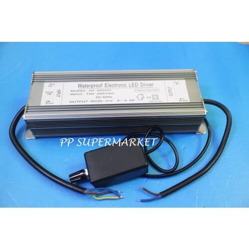 IP67 Waterproof 200W Dimmable Constant Current LED Driver With Dimmer, AC to DC25V-36V 0-6A