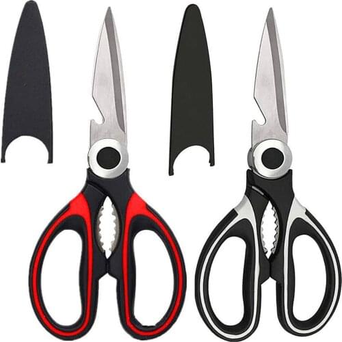 Kitchen Scissors, Kitchen Shears Multi Purpose Non Slip Sharp Stainless Steel, Kitchen Aid is Also Suitable for Poultry Scissors