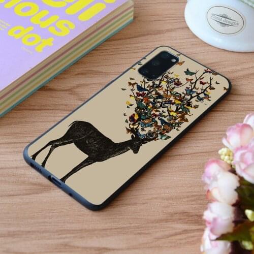 For Samsung Wild Nature Print Soft Silicone Matt Case TPU Cover Galaxy S Note M and Galaxy A