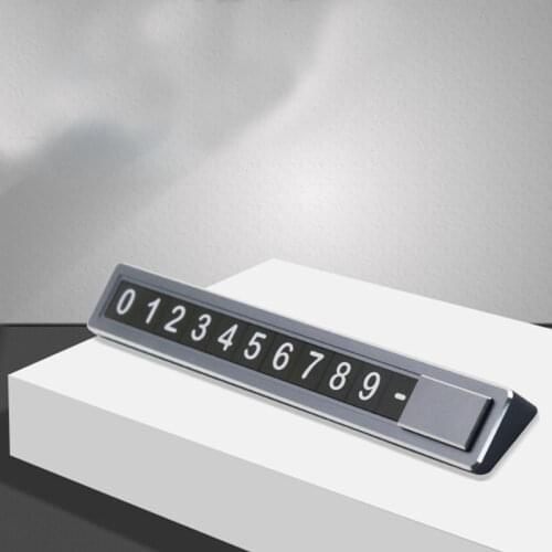 Phone Number In Car Parking License Plate Temporary Stop Sign Temporary Car Parking Card Phone Number Card Plate Hidden Switch