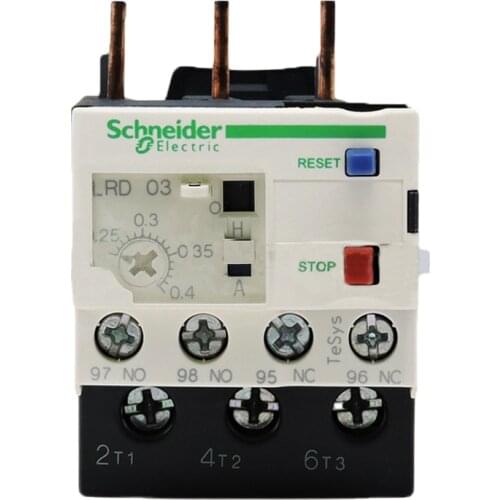 Description Complete High quality electrical thermal overload relay LRD03C Setting current 0.25-0.40A