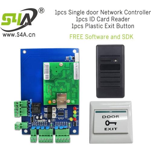 Wiegand TCP/IP Network Access Control Board Panel Controller For 2 Door 4 Reader RJ45 Access Controller