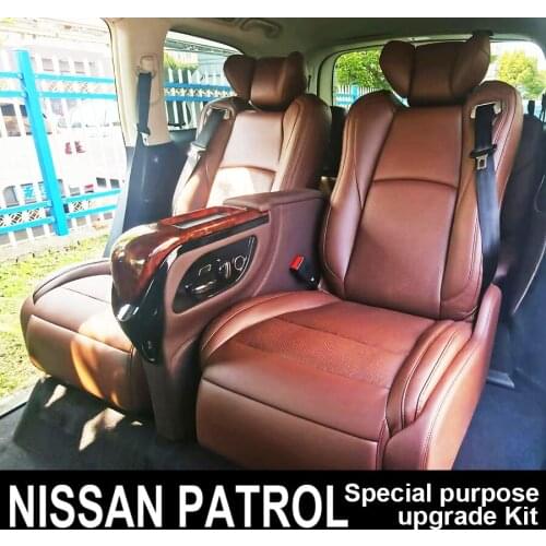 NISSAN PATROL V8 XE SE Y61 Luxury Electric Adjustable Auto Seat for Modified First Class Aviation Seat Upgrade kit for TOURLE