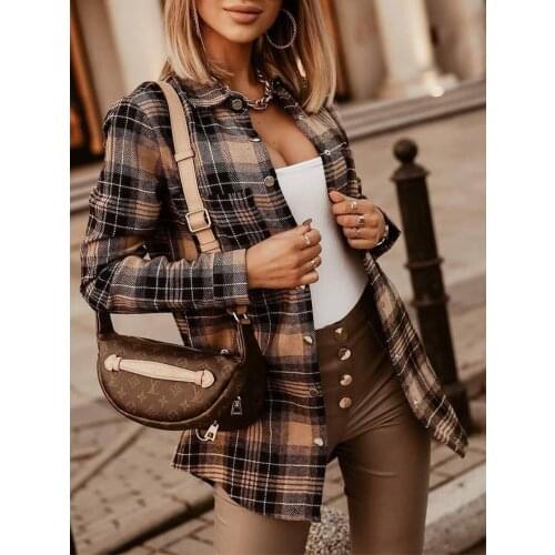 Shein Romwe Women's Plaid Shirts