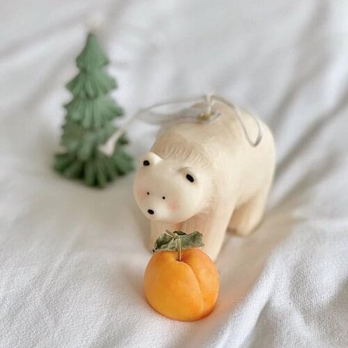 Polar Bear Shape Silicone Mold Mousse Chocolate Fondant Cake Tools 3d Candle Aromatherapy Plaster Decoration Handmaking Supplies