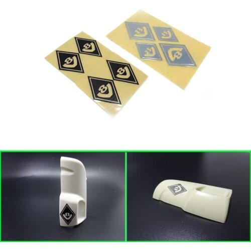 Air Intake Diamond Shaped V8 Sticker Decoration for 1/14 Tamiya RC Truck Trailer Tipper Scania 470 620 730 Car Diy Parts