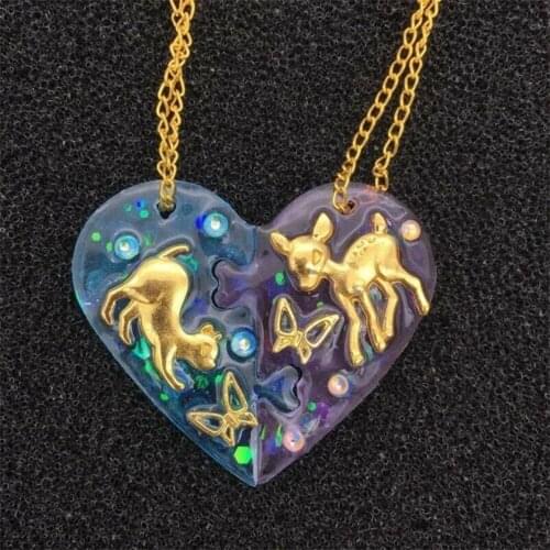 1/3/5 Set Heart Lock For Lovers Pendant Liquid Silicone Transparent DIY Mold For Epoxy Resin Art Mould Jewelry Tools Candle Form