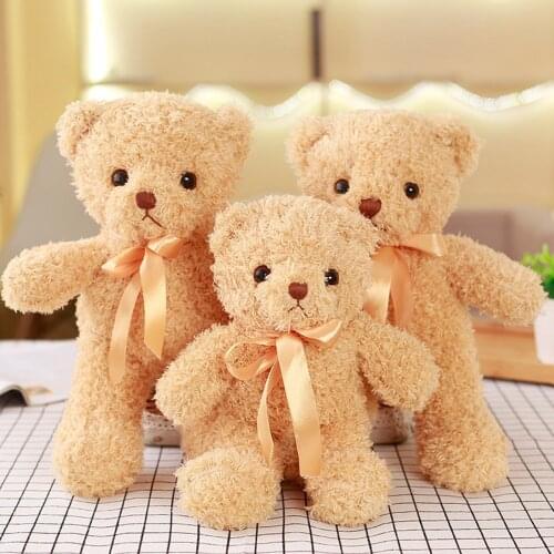 1PC 30CM Kawaii Teddy Bear Plush Toy Cute Stuffed Soft Animal Bear Dolls for Kids Baby Children Birthday Gift Valentines Gift