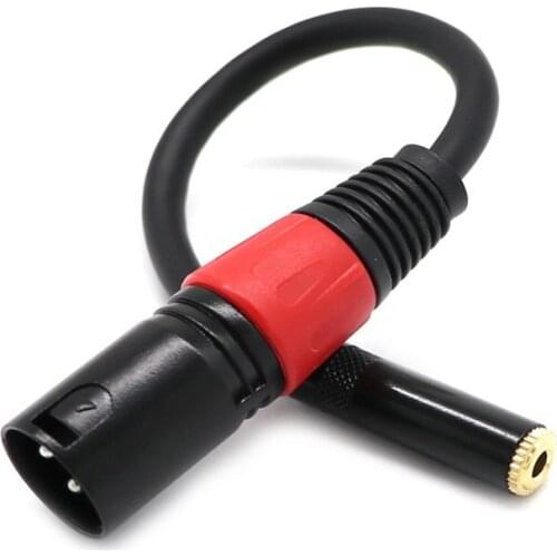 1pcs XLR Audio cable to 3.5mm Female XLR Male Audio Line 3pin Line Cord Converter TRS 1/8 Inch Extension To Mic Cable Wire