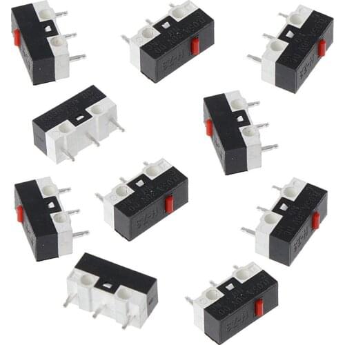 10PCs Button Switch Mouse Switches 3Pin Microswitch For RAZER Logitech G700