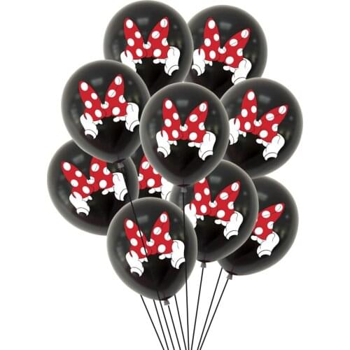 10pcs Mickey Mouse Party Latex Balloons Adult Birthday Party Decorations kids Globos Cumpleanos Infantiles Baby Shower Supplies
