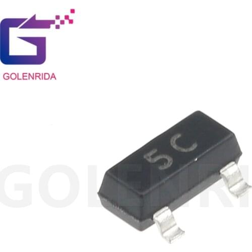 100pcs/lot BC807-40 5C 5W SOT-23 PNP