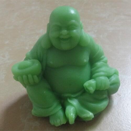3D Buddha Candle Mold Soap Mold Maitreya Buddha Silicone Molds for Candle Making